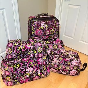 Vera Bradley Purple Punch Luggage Set